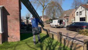 Schoorsteen onderhoud Lelystad ladder bus